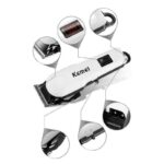 Kemei KM-809A Digital AC/DC Electric Rechargeable Professional Hair Clipper Trimmer - Image 4