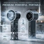 High Speed Cooling Fan X05 - Portable Rechargeable Turbo Fan